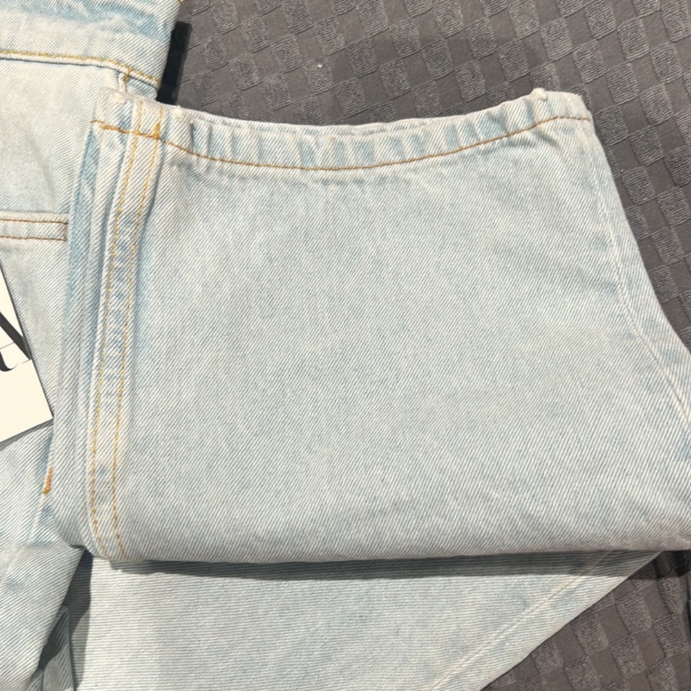 Blue loose fit Zara denim jeans - Picture 13 of 14